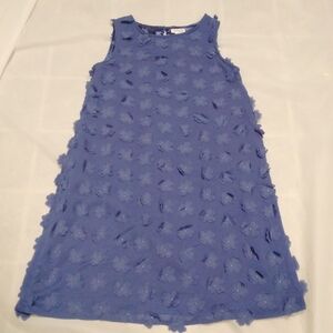 Cat & Jack Flower Sleeveless Dress Lg 10/12